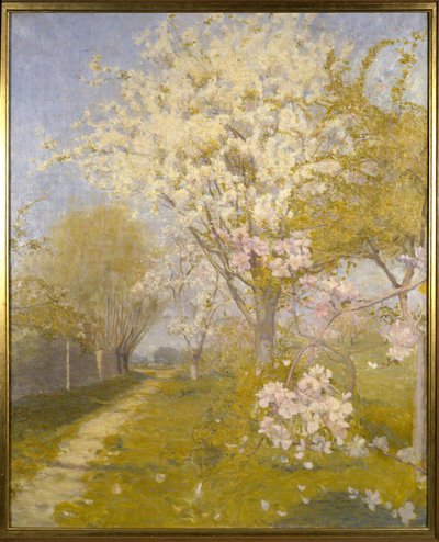 Apfelblüte in Dennemont, 1893 von Charles Edward Conder